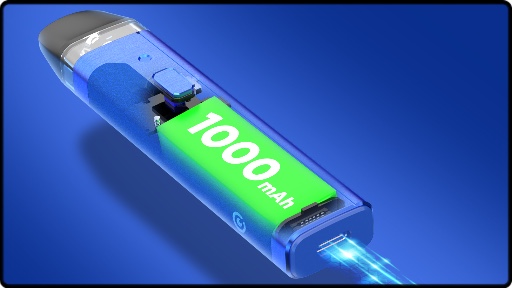 Une batterie de 1000mAh